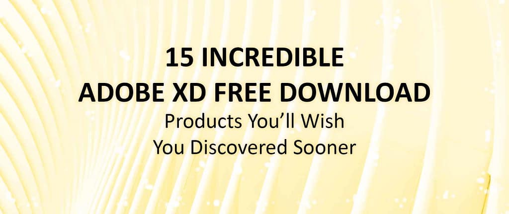 adobe xd free download