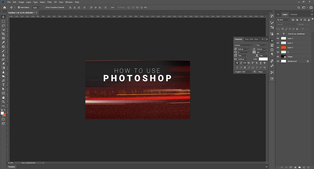 how-to-use-photoshop-document