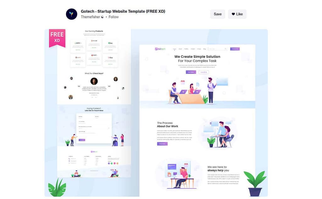 Gotech - Startup Website Template