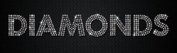 Diamonds Text Effect