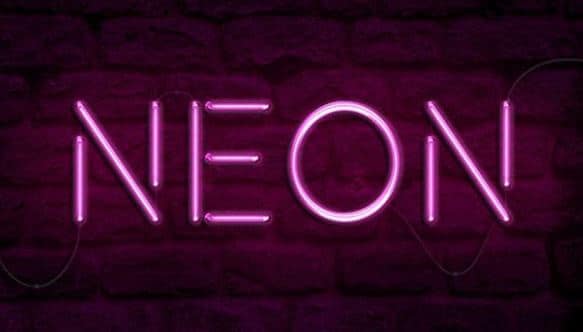 Neon Light Text Effect