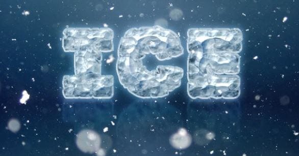 Ice Text Effect