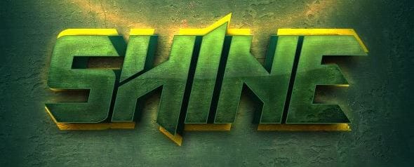 Shiny Summer Text Effect