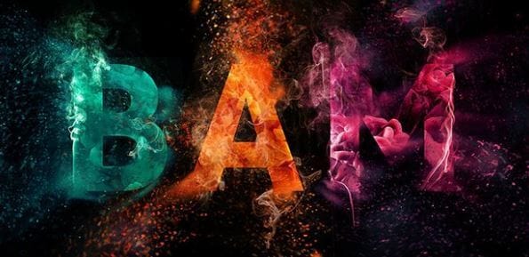 Explosion Text Effect