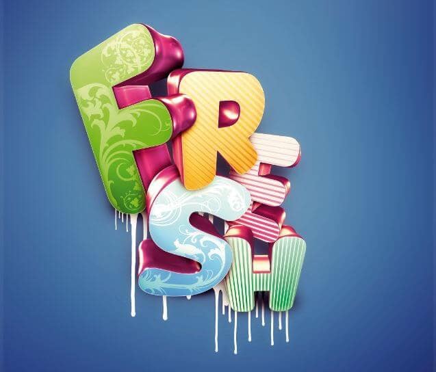 3d type effect