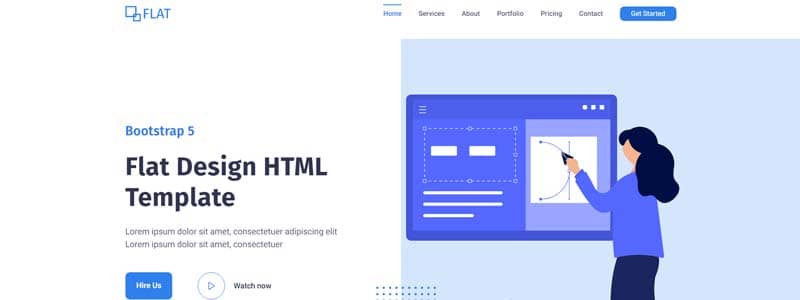 20 Free Html Landing Page Templates - Codes And Design